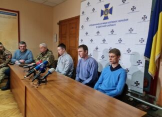 В Одессе прошел брифинг с пленными российскими военными (видео)