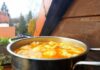 Грибний суп на курячому бульйоні з галушками: смак та аромат зимової казки