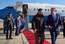 Зеленский прибыл в Вашингтон за помощью Украине