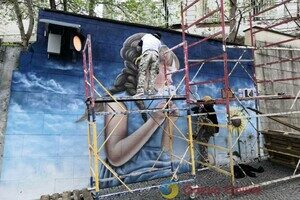 В Одессе рисуют новый мурал