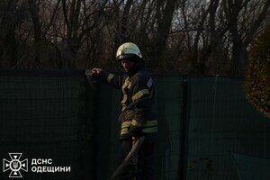 В Одесском районе горит сухостой: огонь распространился на территорию нацпарка