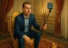 «Мисливець за унітазами»: картину із золотим унітазом та чоловіком, схожим на нардепа Железняка, виставили на аукціон